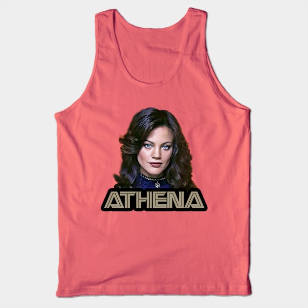 Battlestar Galactica - ATHENA! Tank Top by RetroZest